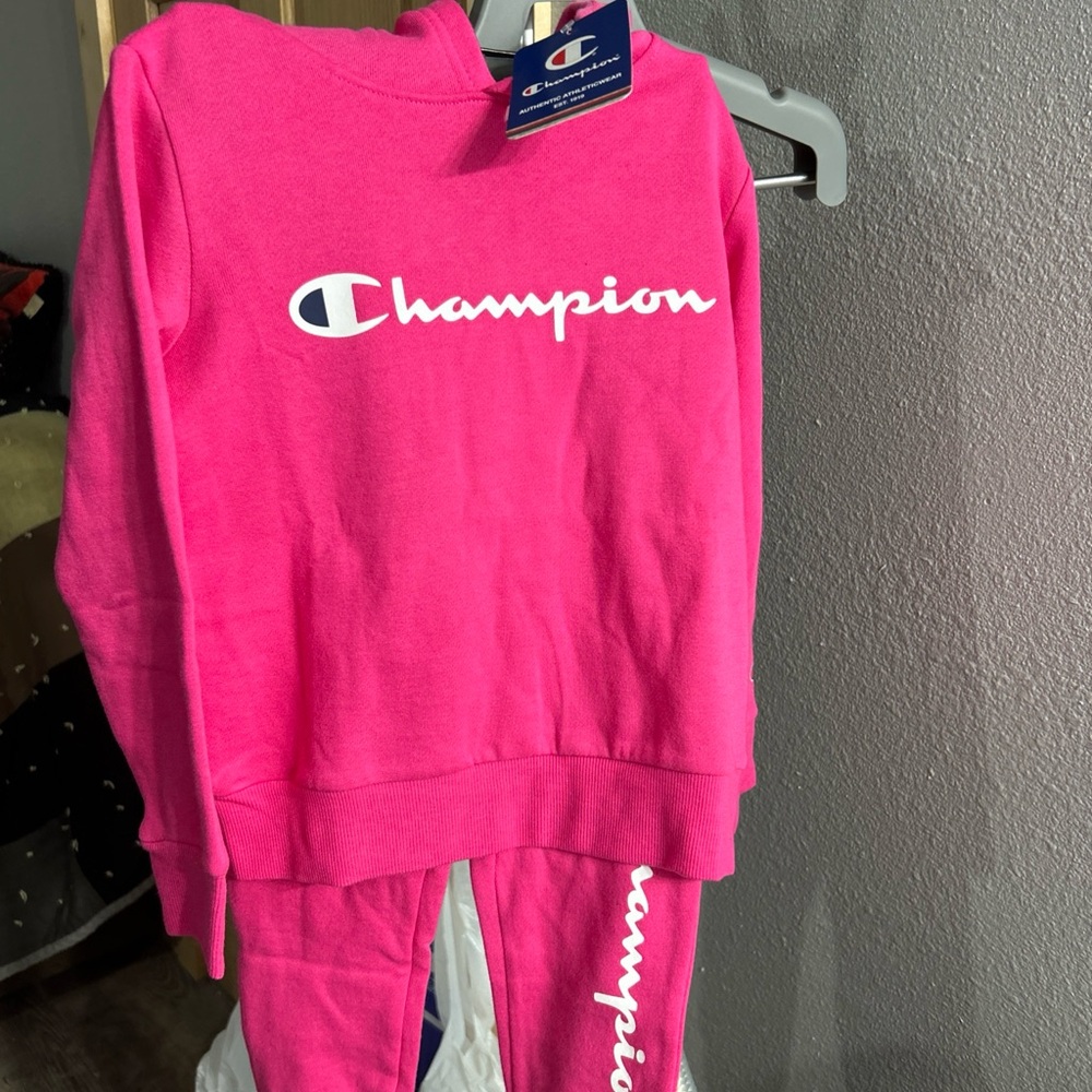 Champion Fuchsia Hoodie and Joggers Set